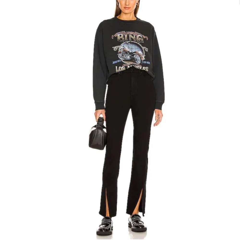 PISTOLA Teagan High Rise Vented Straight - Black Size 26